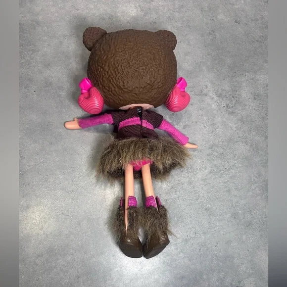 Poupée LaLaLoopsy ours en peluche pots de miel 12" rare floue 2013 MGA Entertain - Picture 4 of 5